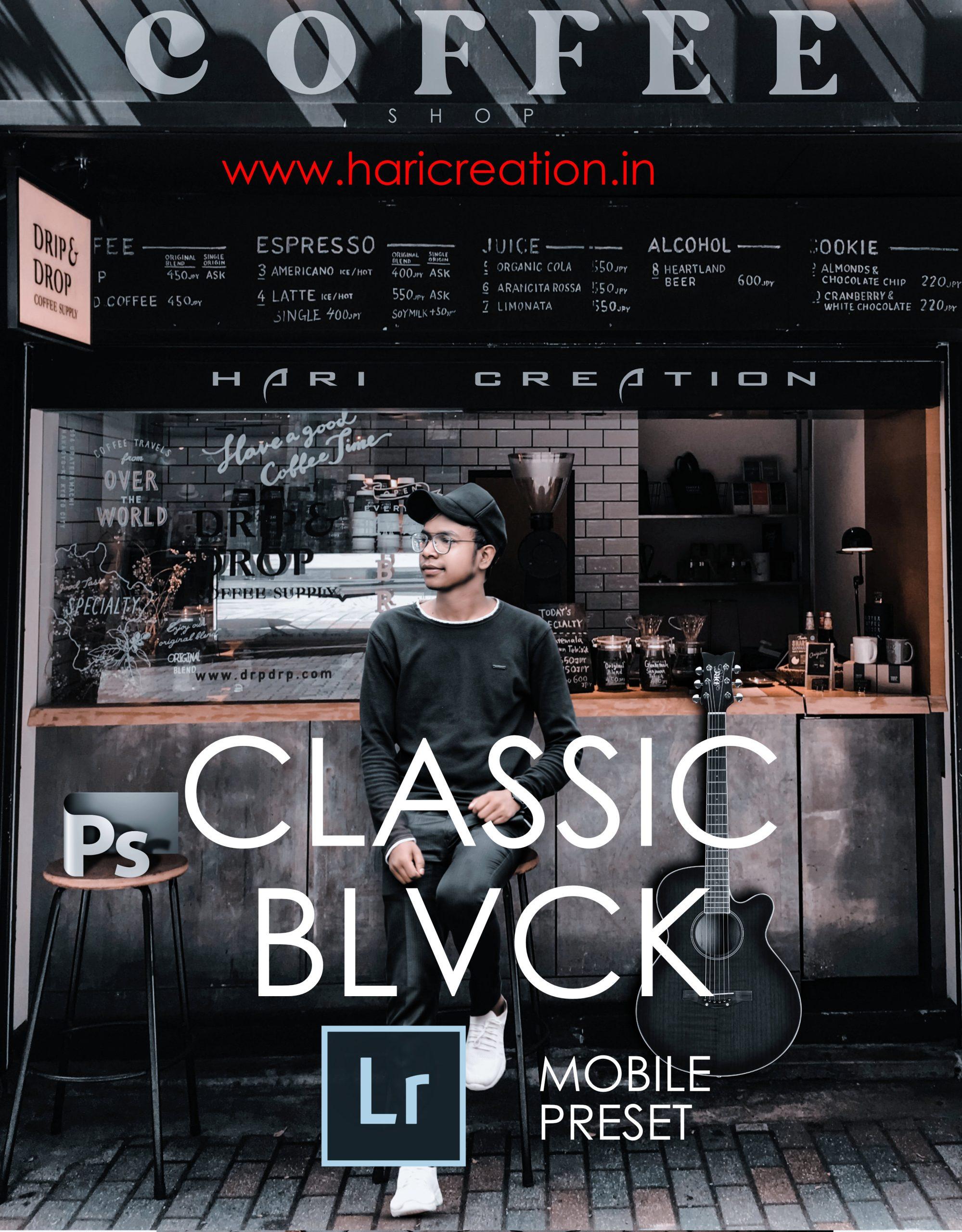 Classic Black Lightroom Preset