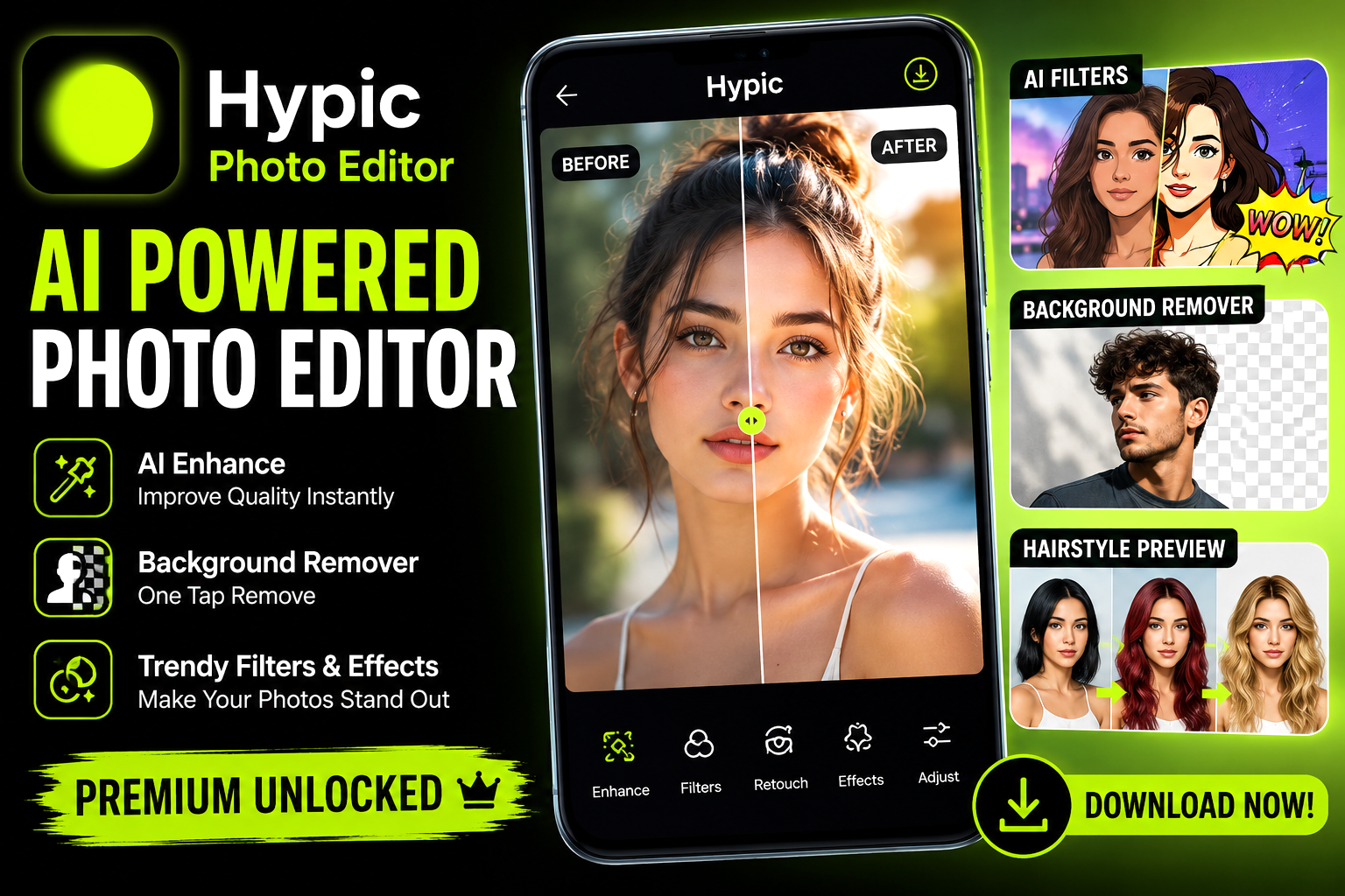 Download Hypic Photo Editor Premium APK